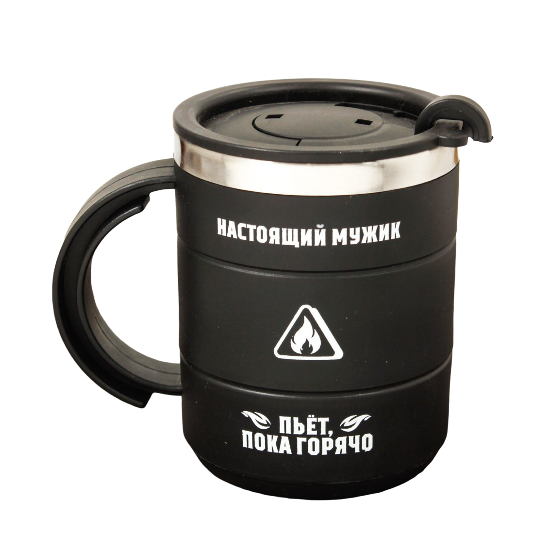 фото Термокружка командор настоящий мужик 400ml 2366401