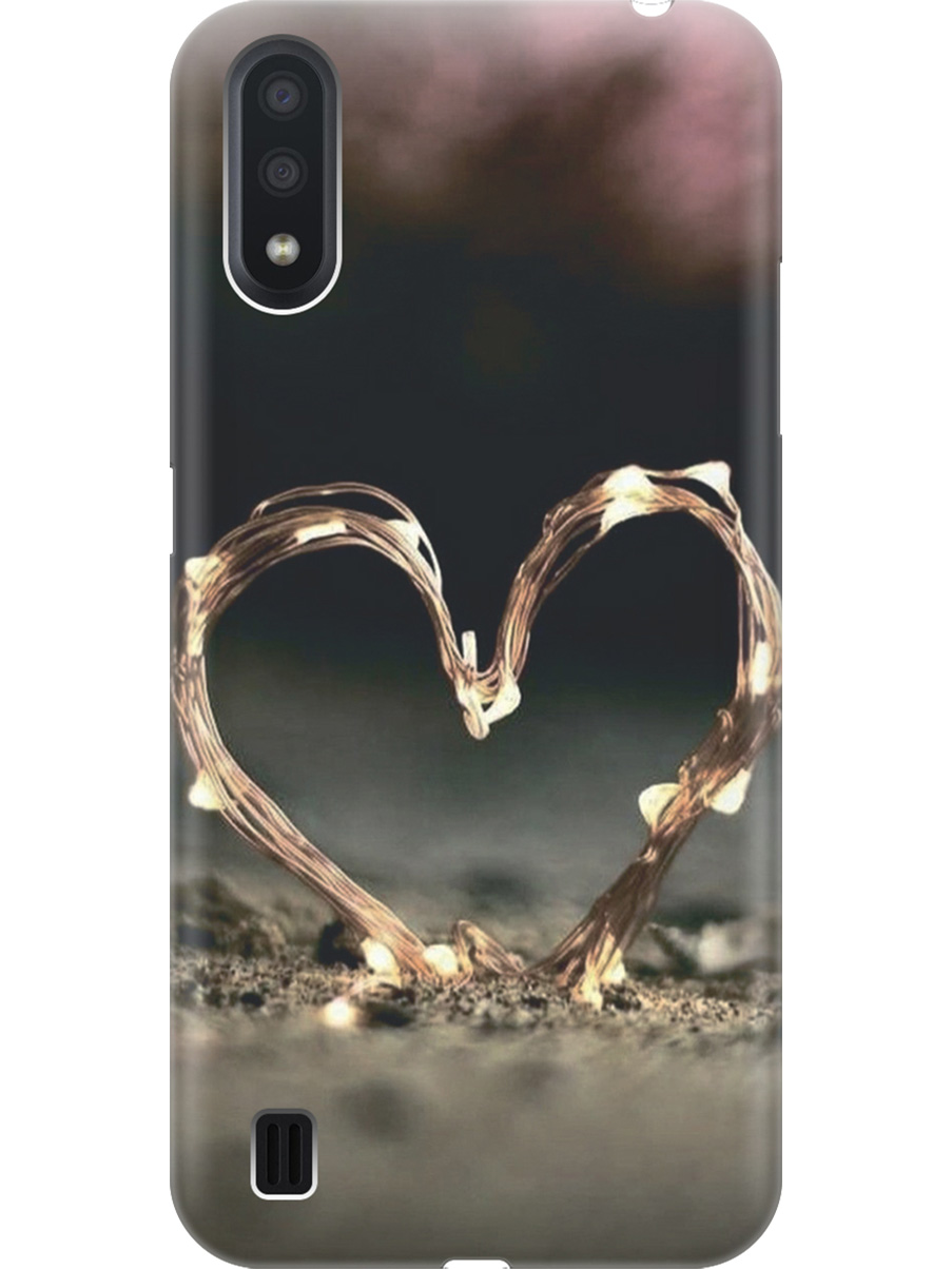 Силиконовый чехол на Samsung Galaxy A01 с принтом "Светящееся сердце", Прозрачный;желтый;черный, 722444491
Силиконовый чехол на Samsung Galaxy A01 с принтом "Светящееся сердце", Прозрачный;желтый;черный, 722444491