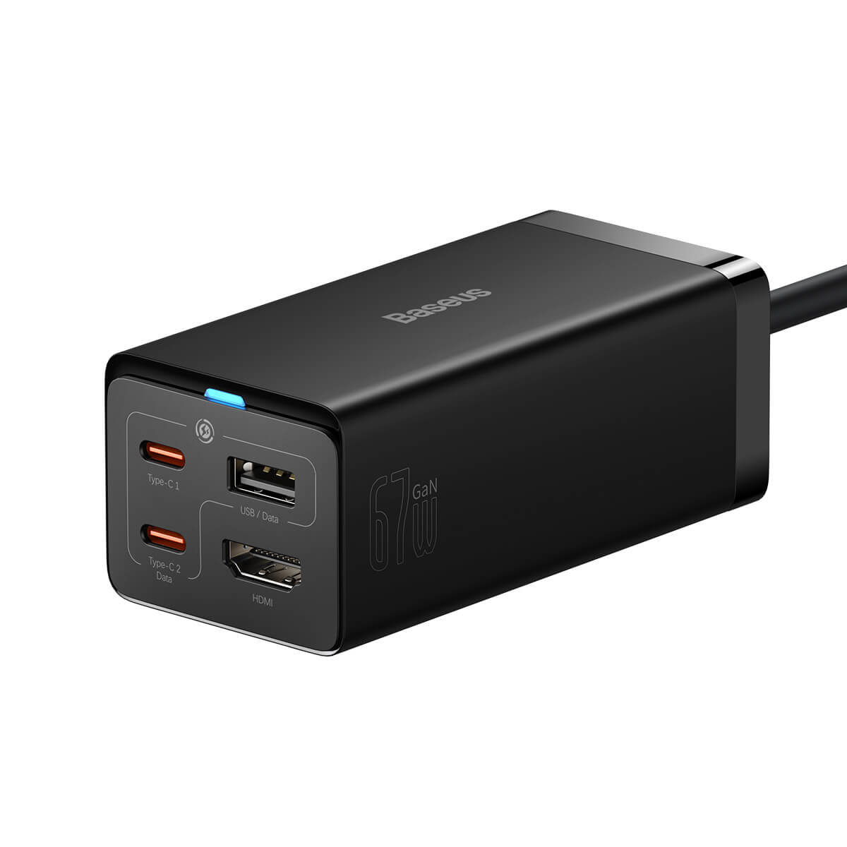 Сетевое зарядное устройство Baseus GaN5 Pro 1xUSB, 1xUSB Type-C, 1хHDMI 3.35 А черный, GaN5 Pro Desktop
Сетевое зарядное устройство Baseus GaN5 Pro 1xUSB, 1xUSB Type-C, 1хHDMI 3.35 А черный, GaN5 Pro Desktop