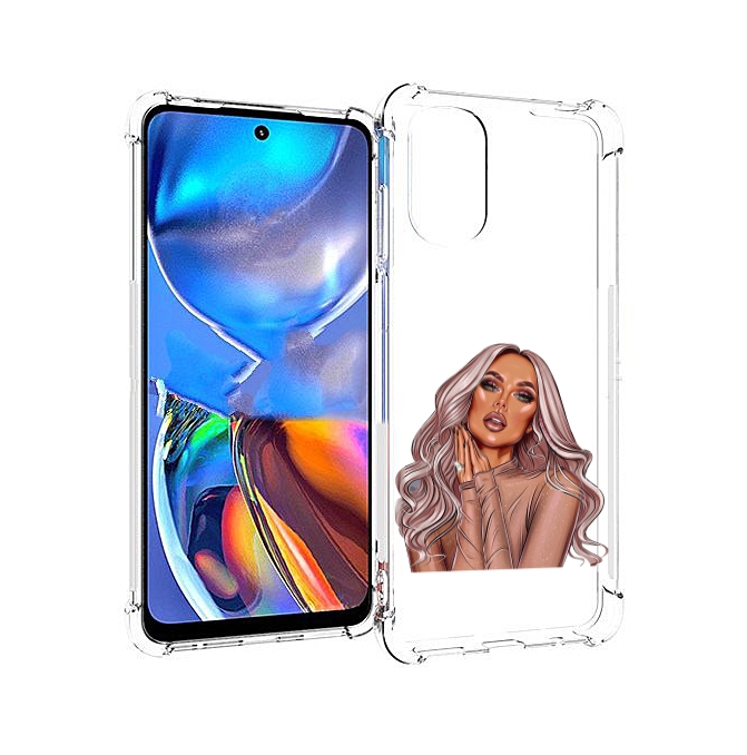 Чехол MyPads девушка-в-коричневых-оттенках для Motorola Moto E32, Прозрачный, Tocco 
Чехол MyPads девушка-в-коричневых-оттенках для Motorola Moto E32, Прозрачный, Tocco