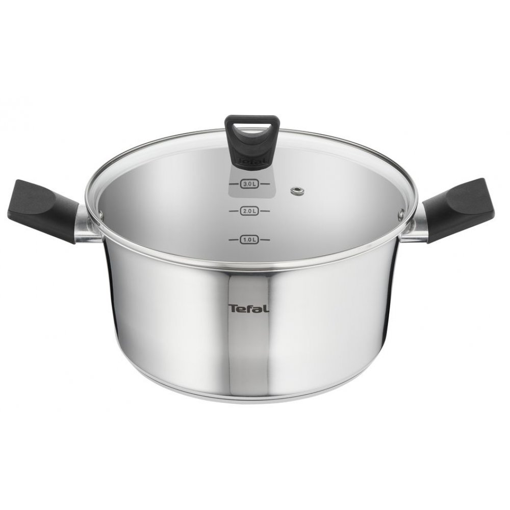 фото Кастрюля tefal b9054674 4,8 л серебристый