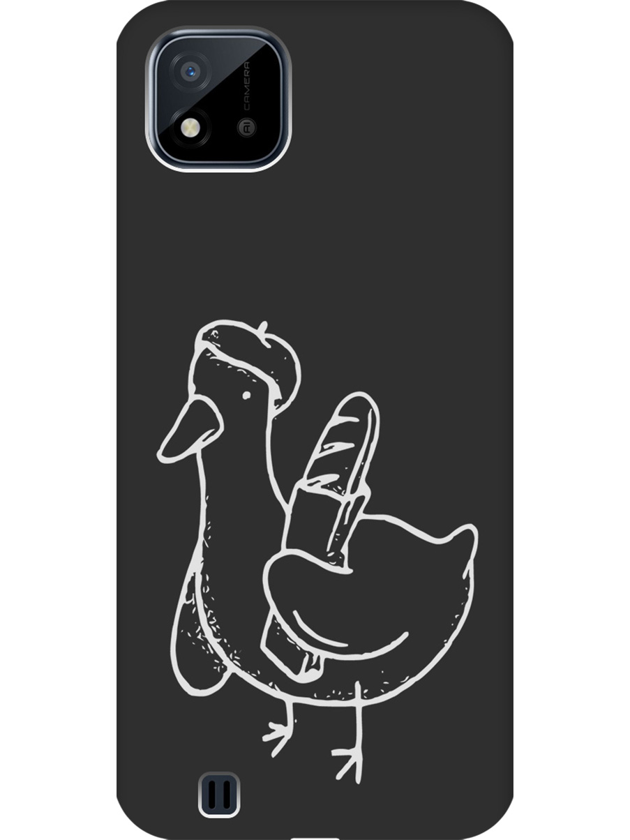 Силиконовый чехол на realme C20 / C11 (2021) с принтом "Французский гусь" матовый черный, Черный;белый;серый, 726147412
Силиконовый чехол на realme C20 / C11 (2021) с принтом "Французский гусь" матовый черный, Черный;белый;серый, 726147412