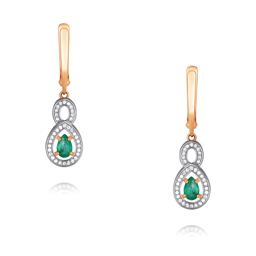 Серьги подвески из красного золота ADAMAS 24041251/01-А50Д-433, бриллиант/изумруд, 24041251/01-А50Д-433
Серьги подвески из красного золота ADAMAS 24041251/01-А50Д-433, бриллиант/изумруд, 24041251/01-А50Д-433