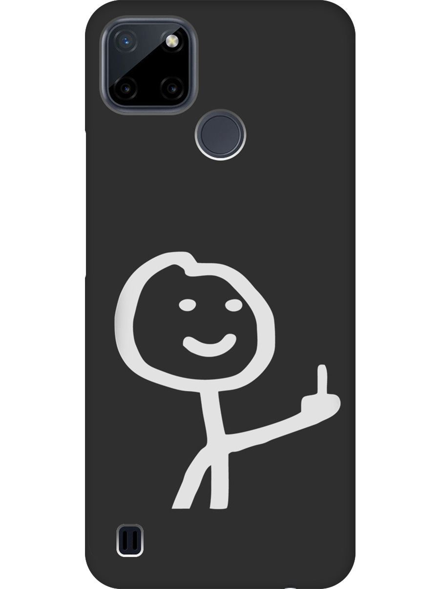 Силиконовый чехол на Realme C21Y с принтом "Fck" матовый черный, Черный;белый;серый, 735001161
Силиконовый чехол на Realme C21Y с принтом "Fck" матовый черный, Черный;белый;серый, 735001161