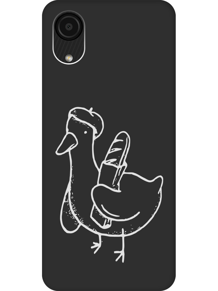 Силиконовый чехол на Samsung Galaxy A03 Core с принтом "Французский гусь" матовый черный, Черный;белый;серый, 735001212
Силиконовый чехол на Samsung Galaxy A03 Core с принтом "Французский гусь" матовый черный, Черный;белый;серый, 735001212