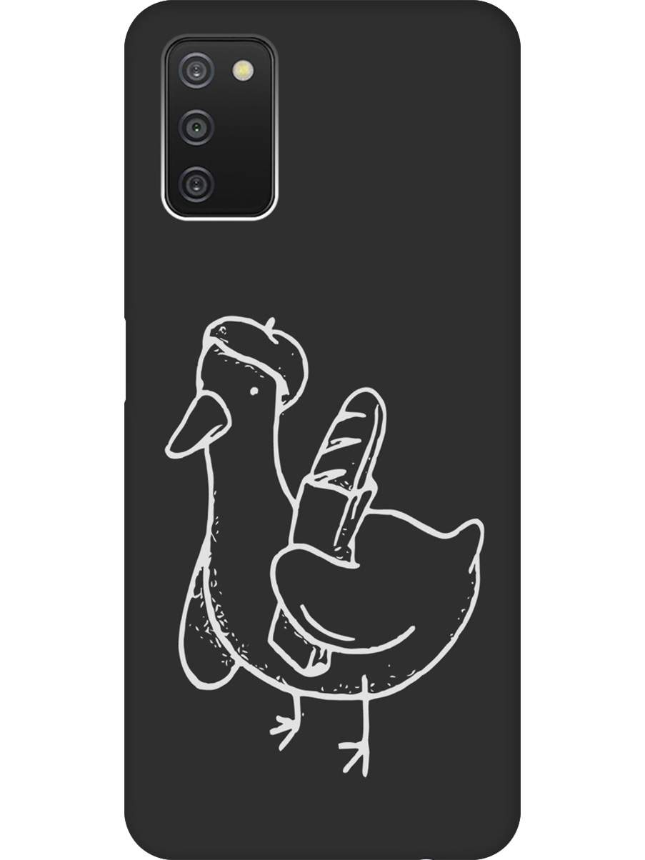 Силиконовый чехол на Samsung Galaxy A03s с принтом "Французский гусь" матовый черный, Черный;белый;серый, 732241112
Силиконовый чехол на Samsung Galaxy A03s с принтом "Французский гусь" матовый черный, Черный;белый;серый, 732241112