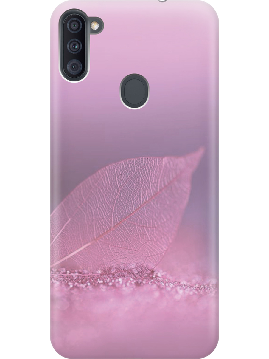 Силиконовый чехол на Samsung Galaxy A11/M11 с принтом "Листок в розовых блестках", Прозрачный;розовый;фиолетовый, 722820822
Силиконовый чехол на Samsung Galaxy A11/M11 с принтом "Листок в розовых блестках", Прозрачный;розовый;фиолетовый, 722820822