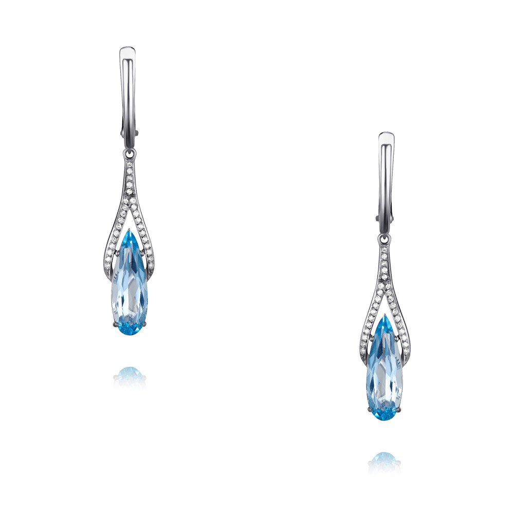 Серьги подвески из белого золота ADAMAS 24041571/01-А51Д-439, бриллиант/топаз, 24041571/01-А51Д-439
Серьги подвески из белого золота ADAMAS 24041571/01-А51Д-439, бриллиант/топаз, 24041571/01-А51Д-439