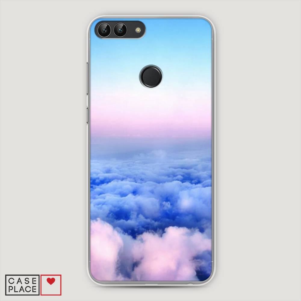 фото Чехол awog "облака" для huawei p smart