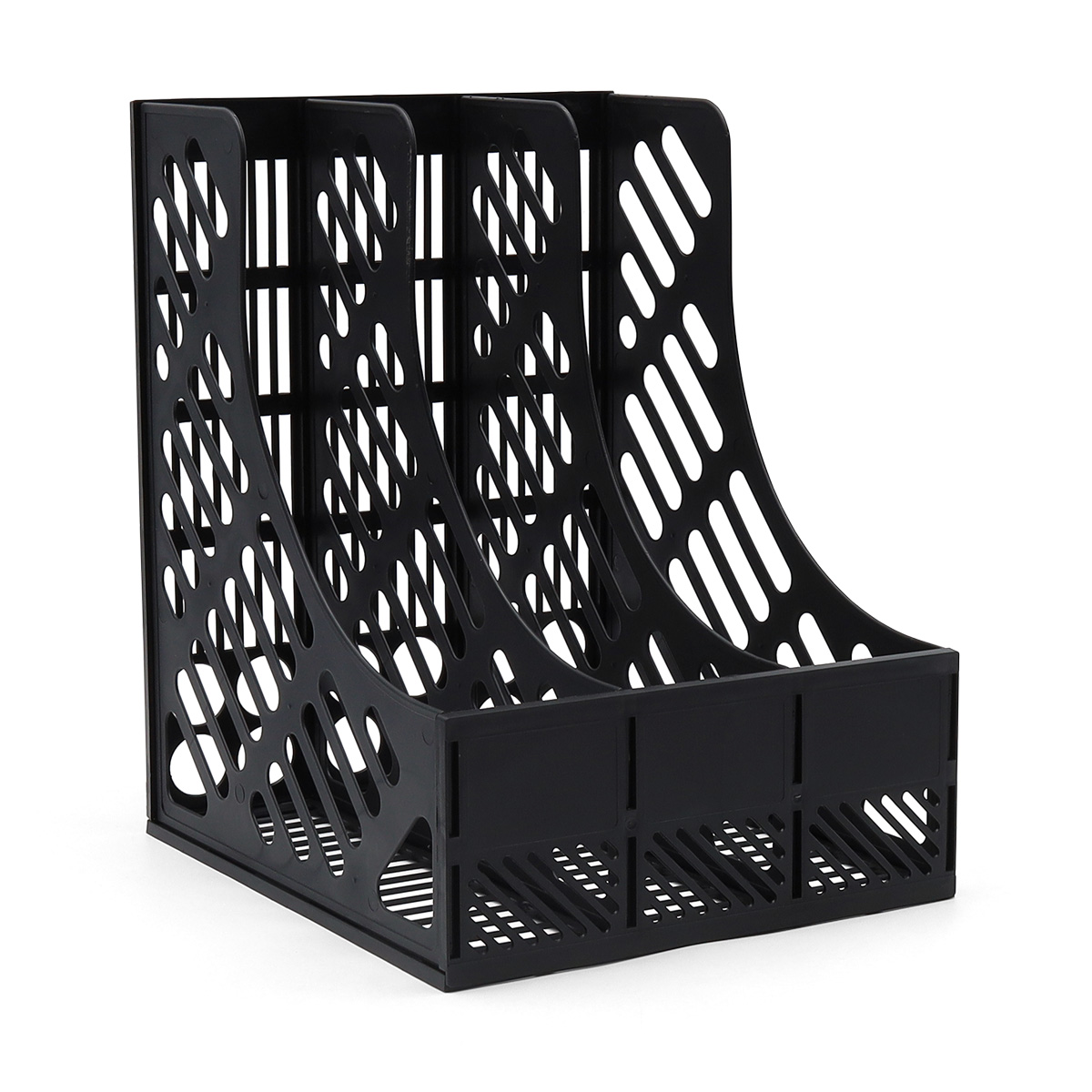 Лоток для документов вертикальный Darvish DV-6466, 3 отделения, сборный (черный)
Лоток для документов вертикальный Darvish DV-6466, 3 отделения, сборный (черный)