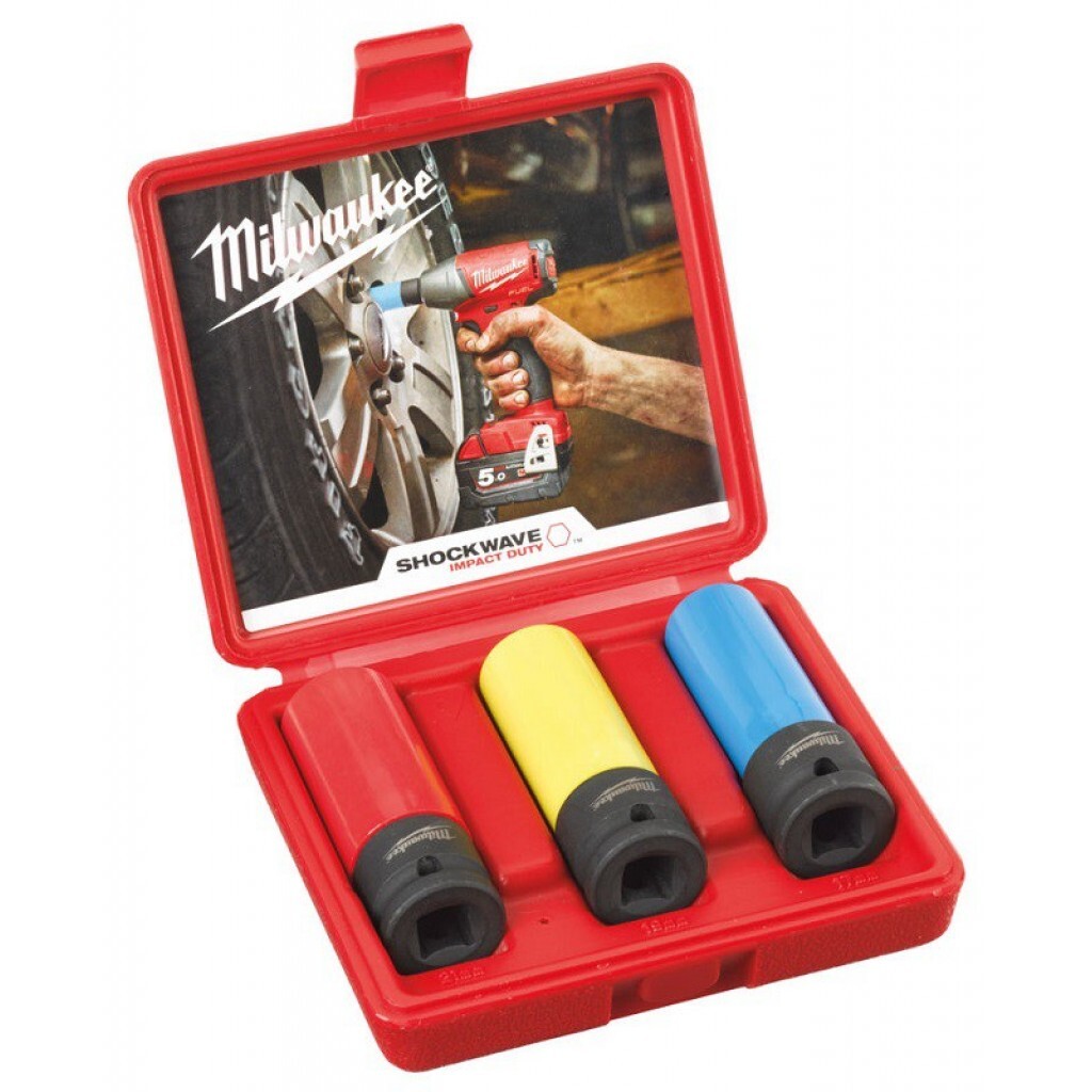 Набор ударных головок Milwaukee Shockwave Auvtomotive 1/2" (17/19/21), 3 штуки, 4932451568, 4932451568
Набор ударных головок Milwaukee Shockwave Auvtomotive 1/2" (17/19/21), 3 штуки, 4932451568, 4932451568