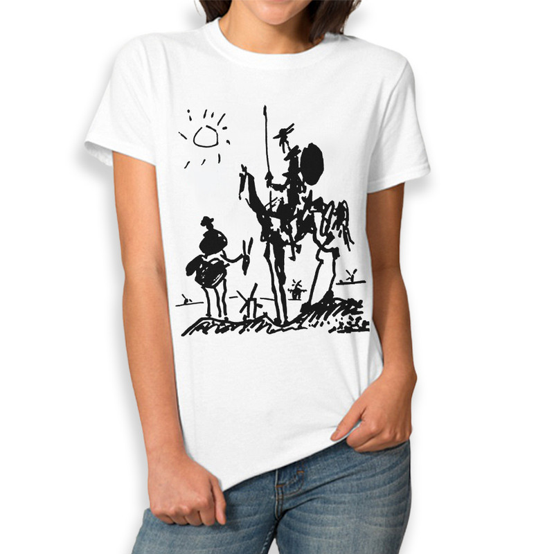 Футболка женская Dream Shirts Пикассо - Дон Кихот белая XL, Белый, Пикассо - Дон Кихот
Футболка женская Dream Shirts Пикассо - Дон Кихот белая XL, Белый, Пикассо - Дон Кихот