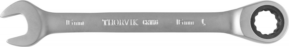 фото Thorvik crw16 ключ гаечный комбинированный трещоточный, 16 мм