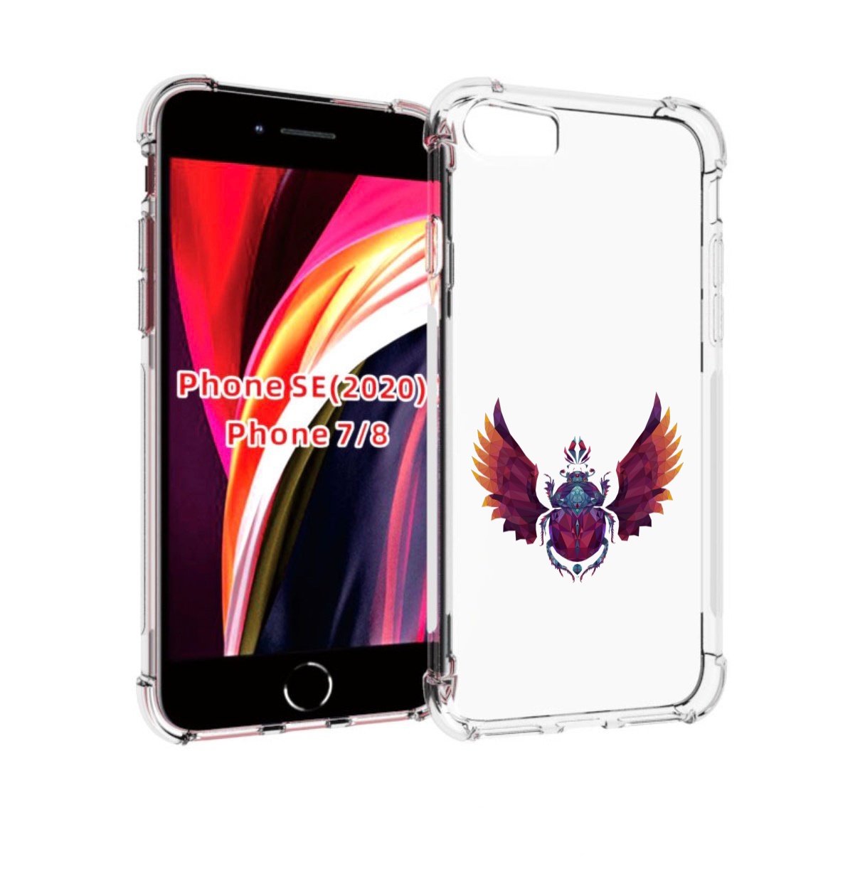 Чехол MyPads алмазный скоробей для iPhone 7 4.7 / iPhone 8 / iPhone SE 2 (2020), Прозрачный, Tocco
Чехол MyPads алмазный скоробей для iPhone 7 4.7 / iPhone 8 / iPhone SE 2 (2020), Прозрачный, Tocco