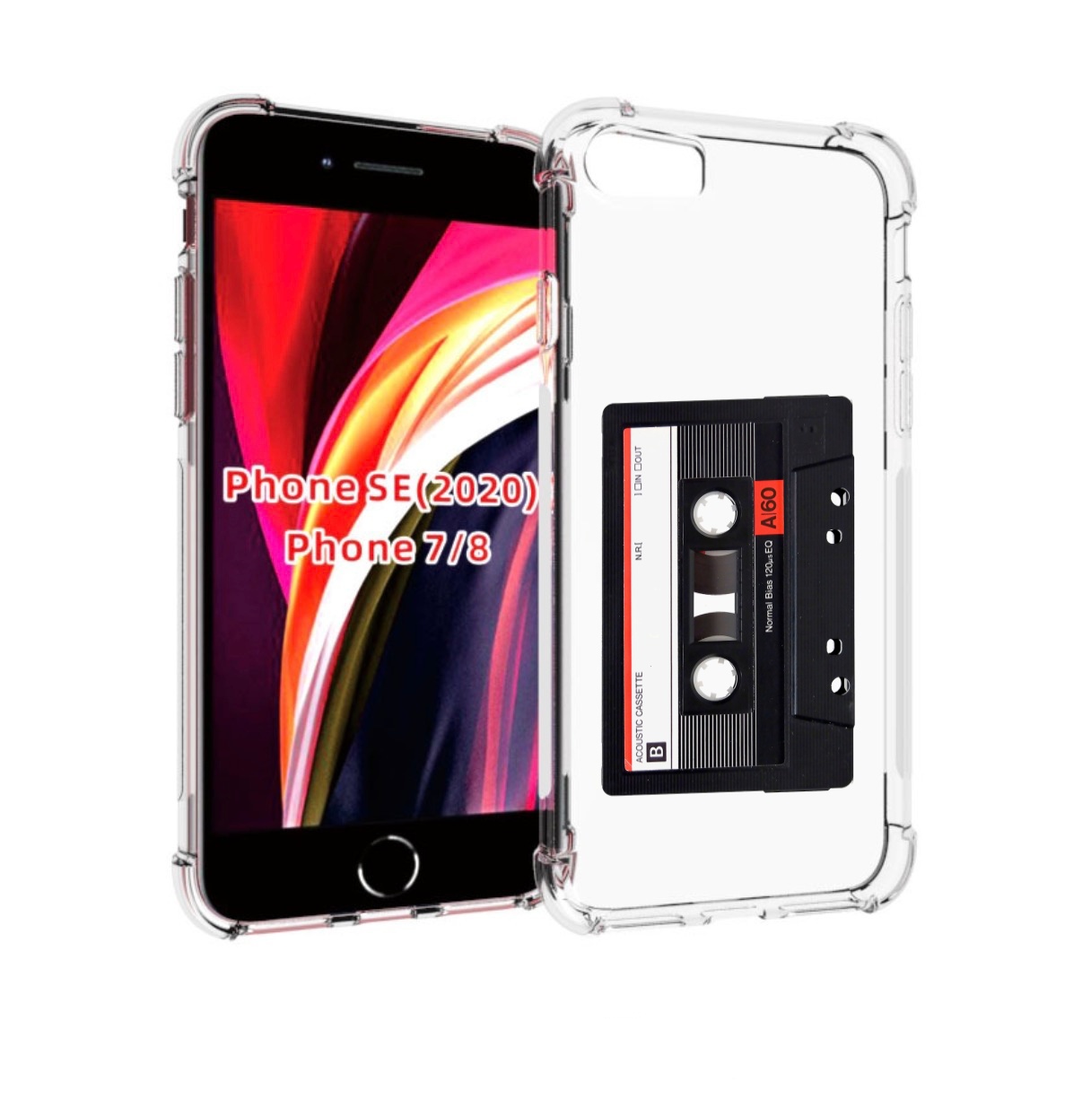 Чехол MyPads касета для iPhone 7 4.7 / iPhone 8 / iPhone SE 2 (2020), Прозрачный, Tocco
Чехол MyPads касета для iPhone 7 4.7 / iPhone 8 / iPhone SE 2 (2020), Прозрачный, Tocco