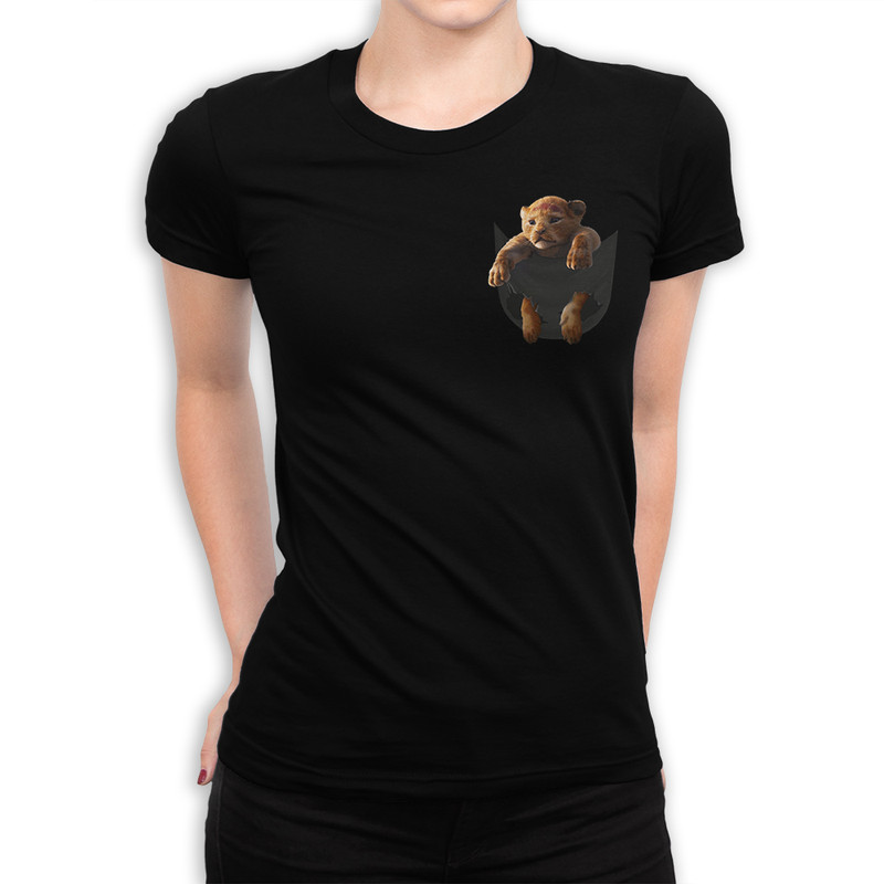 Футболка женская Dream Shirts Львенок в Кармашке черная XS, Черный, Львенок в Кармашке
Футболка женская Dream Shirts Львенок в Кармашке черная XS, Черный, Львенок в Кармашке