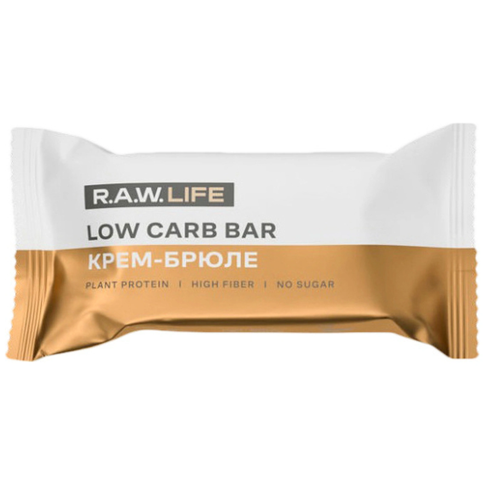 фото Батончик r.a.w. life low carb ореховый, крем-брюле, 35 г