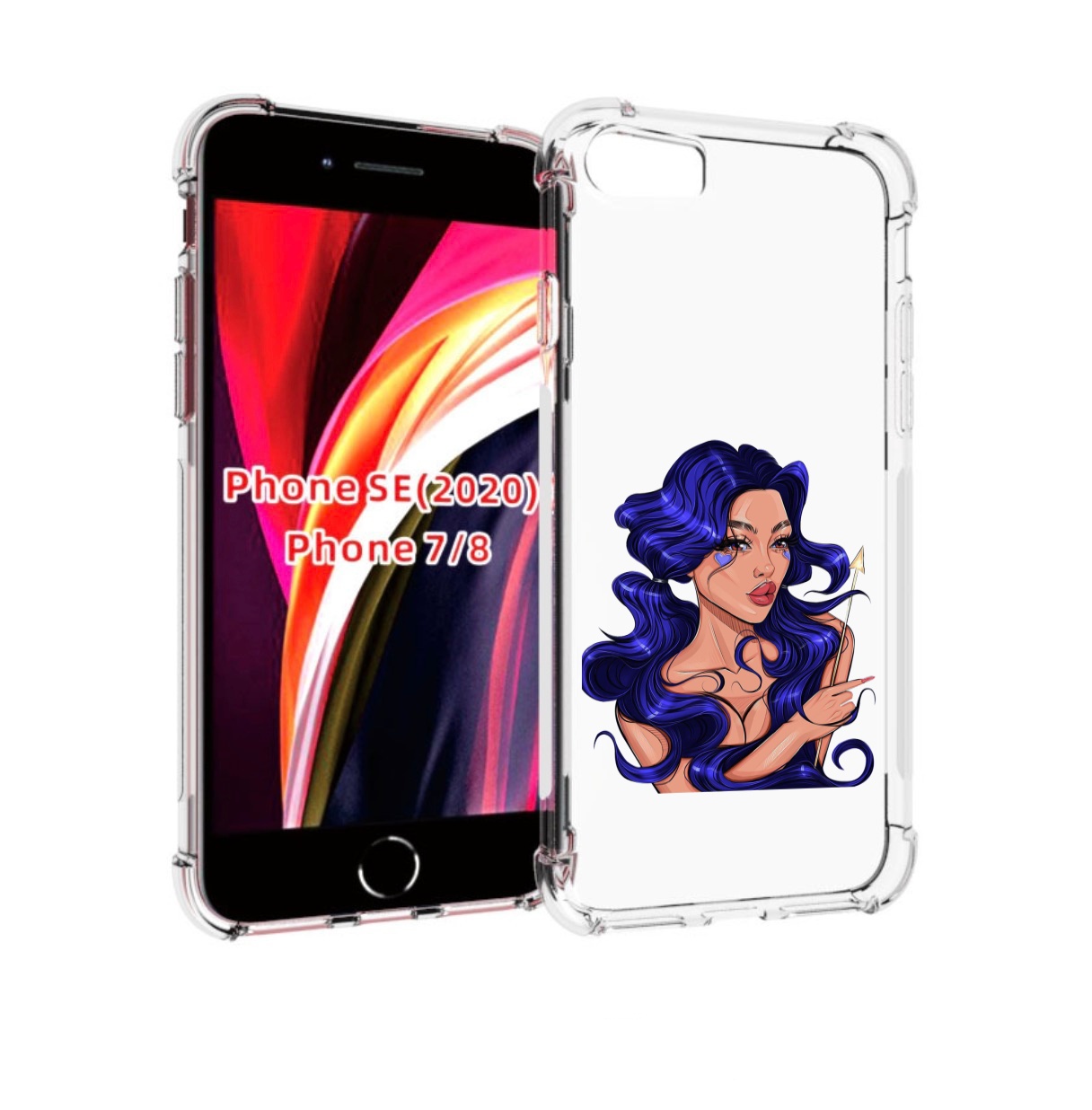 Чехол MyPads красивая-девушка-с-синими-волосами женский для iPhone 7 4.7 / iPhone 8, Прозрачный, Tocco
Чехол MyPads красивая-девушка-с-синими-волосами женский для iPhone 7 4.7 / iPhone 8, Прозрачный, Tocco