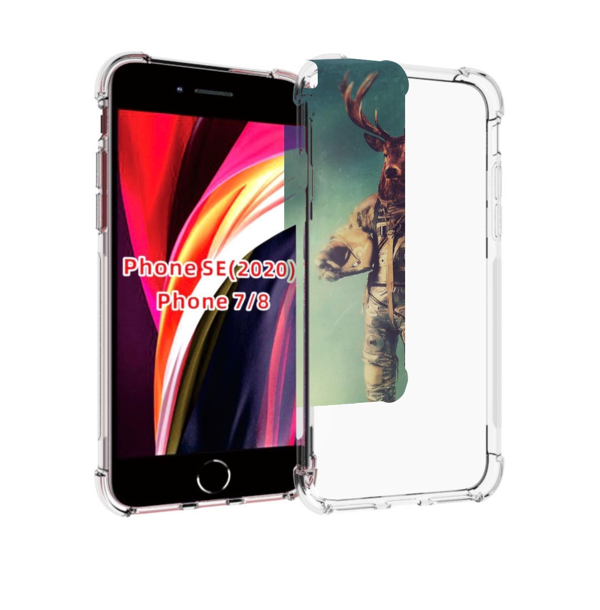 Чехол MyPads лось космонавт для iPhone 7 4.7 / iPhone 8 / iPhone SE 2 (2020), Прозрачный, Tocco
Чехол MyPads лось космонавт для iPhone 7 4.7 / iPhone 8 / iPhone SE 2 (2020), Прозрачный, Tocco