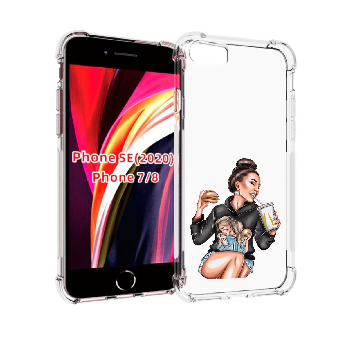 Чехол MyPads любительница-макдональдс женский для iPhone 7 4.7 / iPhone 8, Прозрачный, Tocco
Чехол MyPads любительница-макдональдс женский для iPhone 7 4.7 / iPhone 8, Прозрачный, Tocco