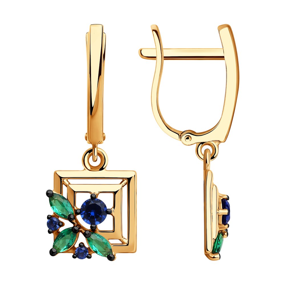 Серьги из желтого золота с фианитом Яхонт Ювелирный 232110, 232110
Серьги из желтого золота с фианитом Яхонт Ювелирный 232110, 232110