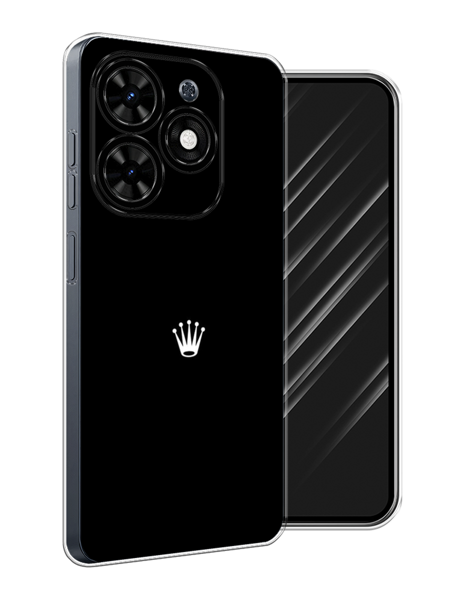 Чехол Awog на Tecno Spark Go 2024 "Белая корона на черном фоне", Черный, 304650-1
Чехол Awog на Tecno Spark Go 2024 "Белая корона на черном фоне", Черный, 304650-1