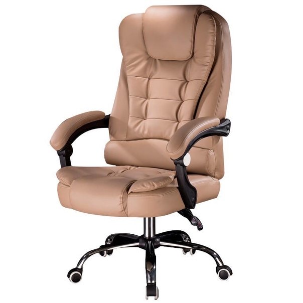 фото Эргономичное массажное офисное кресло luxury gift 606 хаки