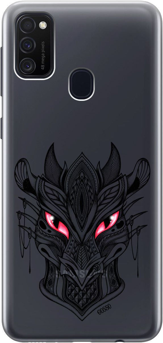 Силиконовый чехол на Samsung Galaxy M21/M30s с принтом "Dragon" прозрачный, Прозрачный;черный, 195
Силиконовый чехол на Samsung Galaxy M21/M30s с принтом "Dragon" прозрачный, Прозрачный;черный, 195