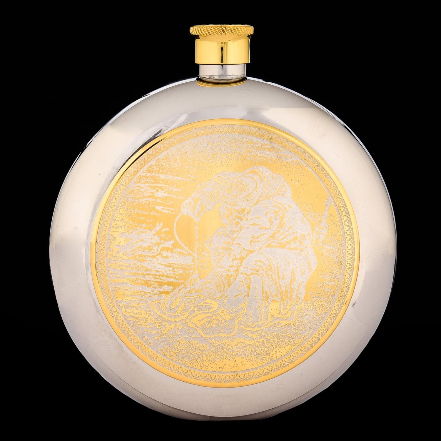 фото Фляга подарочная. златоуст russia the great