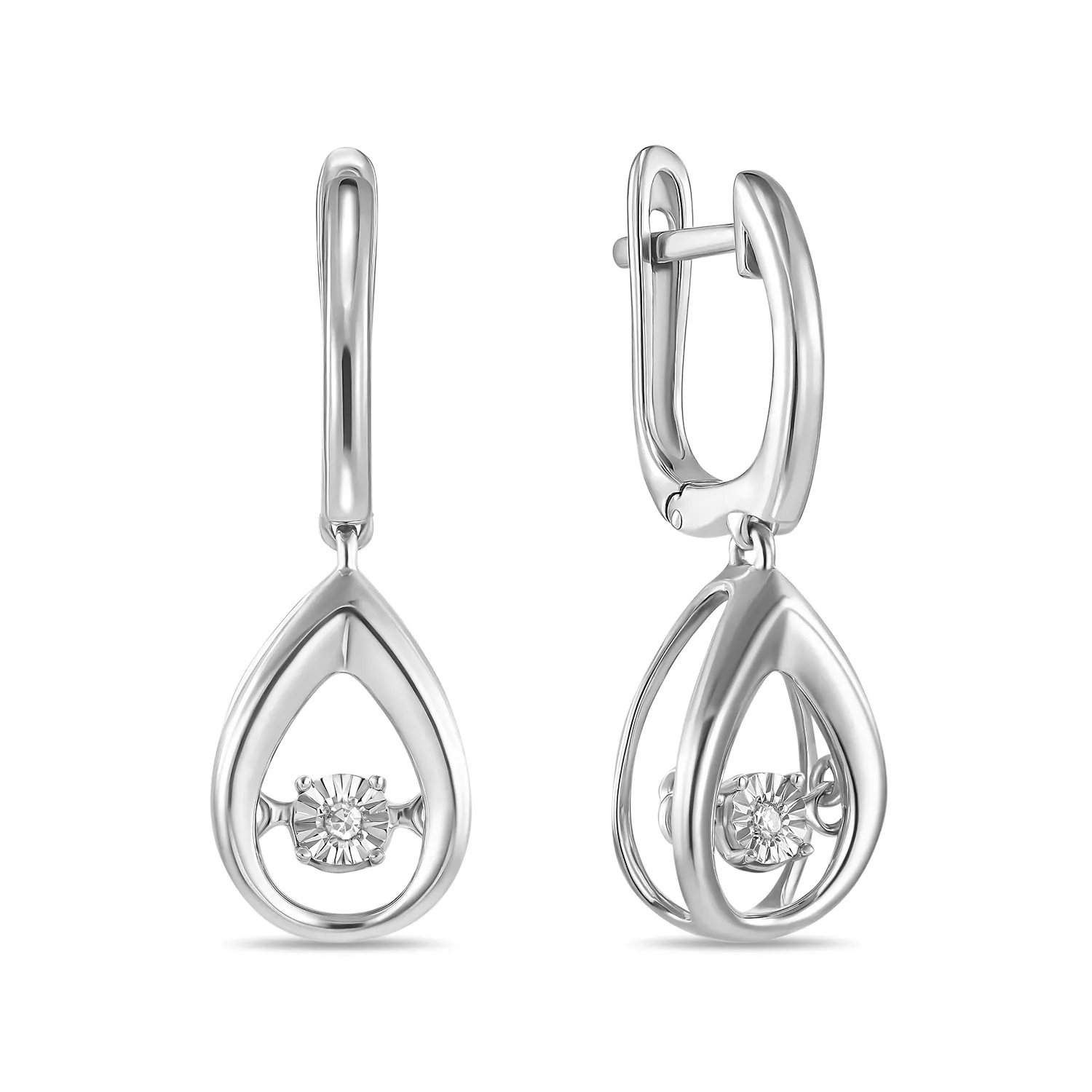 Серьги из серебра с бриллиантом MIUZ Diamonds (Московский ювелирный завод) E01-SDI-34614, E01-SDI-34614
Серьги из серебра с бриллиантом MIUZ Diamonds (Московский ювелирный завод) E01-SDI-34614, E01-SDI-34614