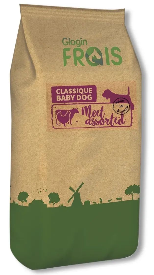 Сухой корм для щенков Frais Classique Baby Dog Meet Assorted, мясное ассорти, 12кг, Classique Baby Dog Meet Assorted для щенков всех пород с мясным ассорти
Сухой корм для щенков Frais Classique Baby Dog Meet Assorted, мясное ассорти, 12кг, Classique Baby Dog Meet Assorted для щенков всех пород с мясным ассорти