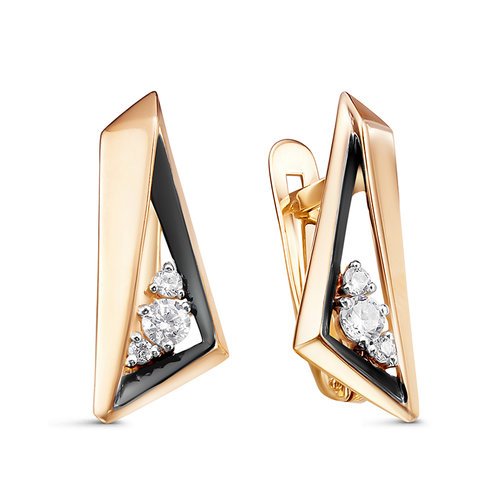 Серьги из желтого золота с фианитом Яхонт Ювелирный 239549, 239549
Серьги из желтого золота с фианитом Яхонт Ювелирный 239549, 239549