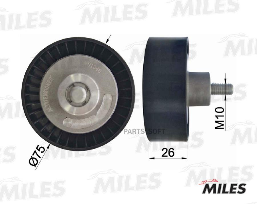 Ролик Ремня Приводного Bmw E60/65 2.0/2.5/3.0 03- (Ina 532034310) Ag03103 Miles арт. AG031
Ролик Ремня Приводного Bmw E60/65 2.0/2.5/3.0 03- (Ina 532034310) Ag03103 Miles арт. AG031
