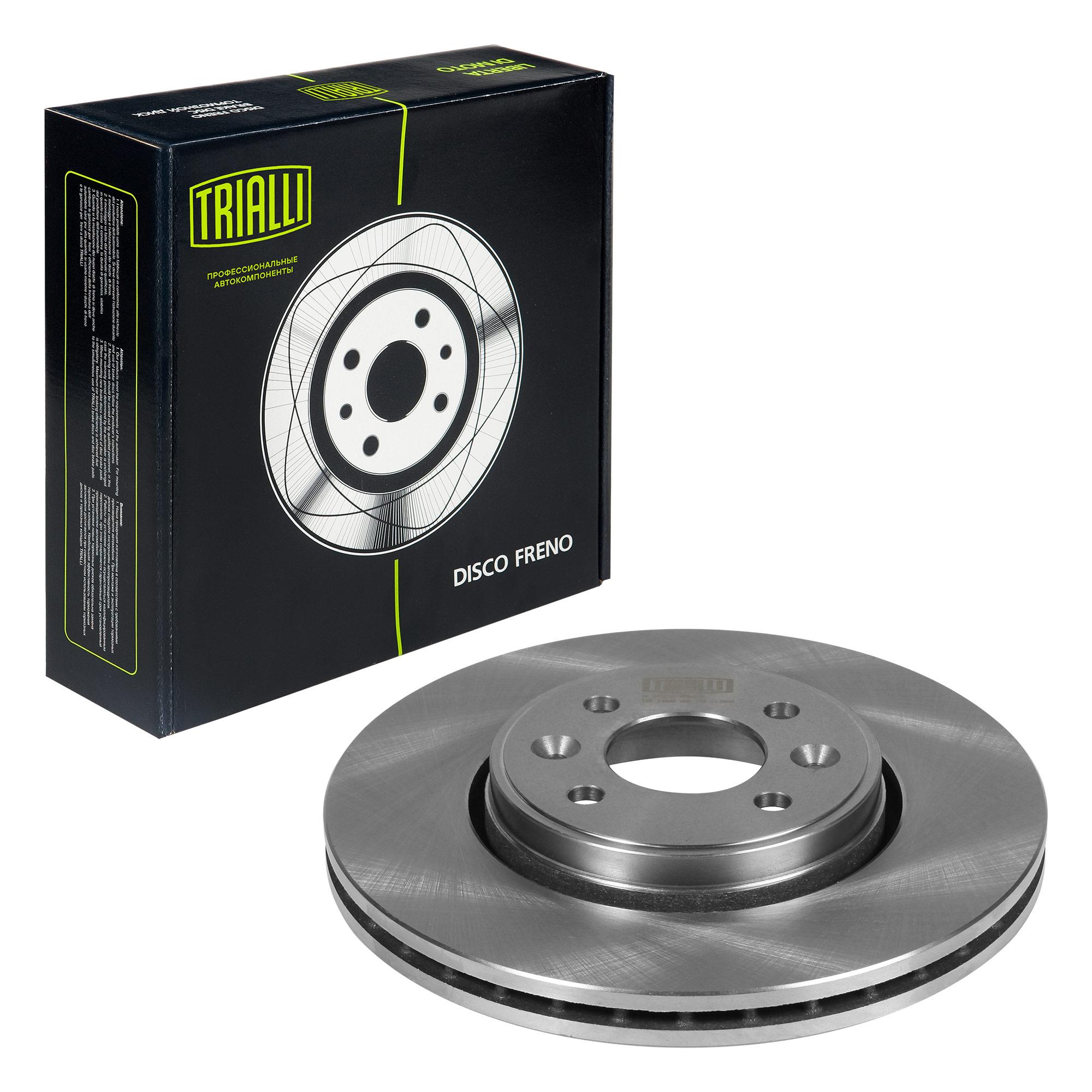 фото Диск тормозной передний trialli df 095105