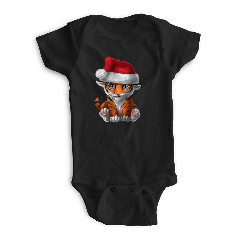 Боди детское Printio Тигреныш черный р. 68, Тигреныш 
Боди детское Printio Тигреныш черный р. 68, Тигреныш