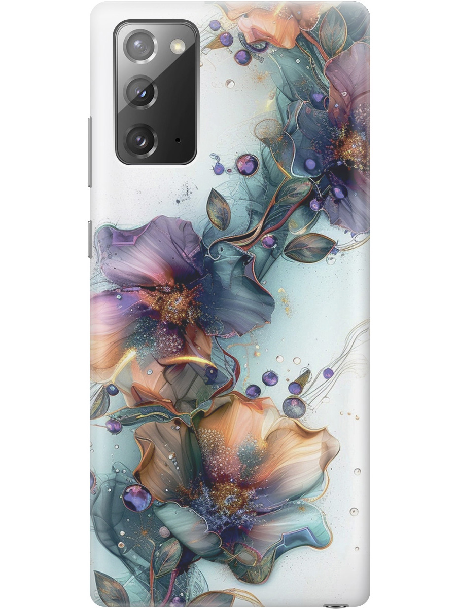 Силиконовый чехол на Samsung Galaxy Note 20 с принтом "Мистические цветы", Прозрачный;белый;зеленый, 723276310
Силиконовый чехол на Samsung Galaxy Note 20 с принтом "Мистические цветы", Прозрачный;белый;зеленый, 723276310