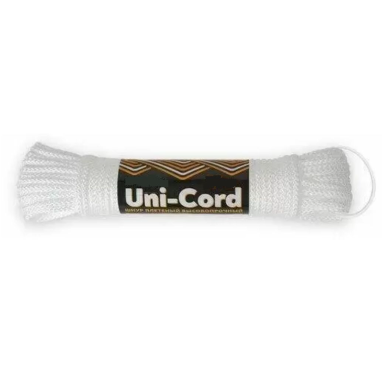 Шнур плетеный Петроканат UNI-CORD 2,5 мм (10 м) белый, минимоток (плетеный шнур; шнур, Uni-Cord
Шнур плетеный Петроканат UNI-CORD 2,5 мм (10 м) белый, минимоток (плетеный шнур; шнур, Uni-Cord