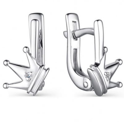 Серьги Короны с 2 бриллиантами из серебра Алкор серебро 02-2325_000Б-00, 02-2325_000Б-00
Серьги Короны с 2 бриллиантами из серебра Алкор серебро 02-2325_000Б-00, 02-2325_000Б-00