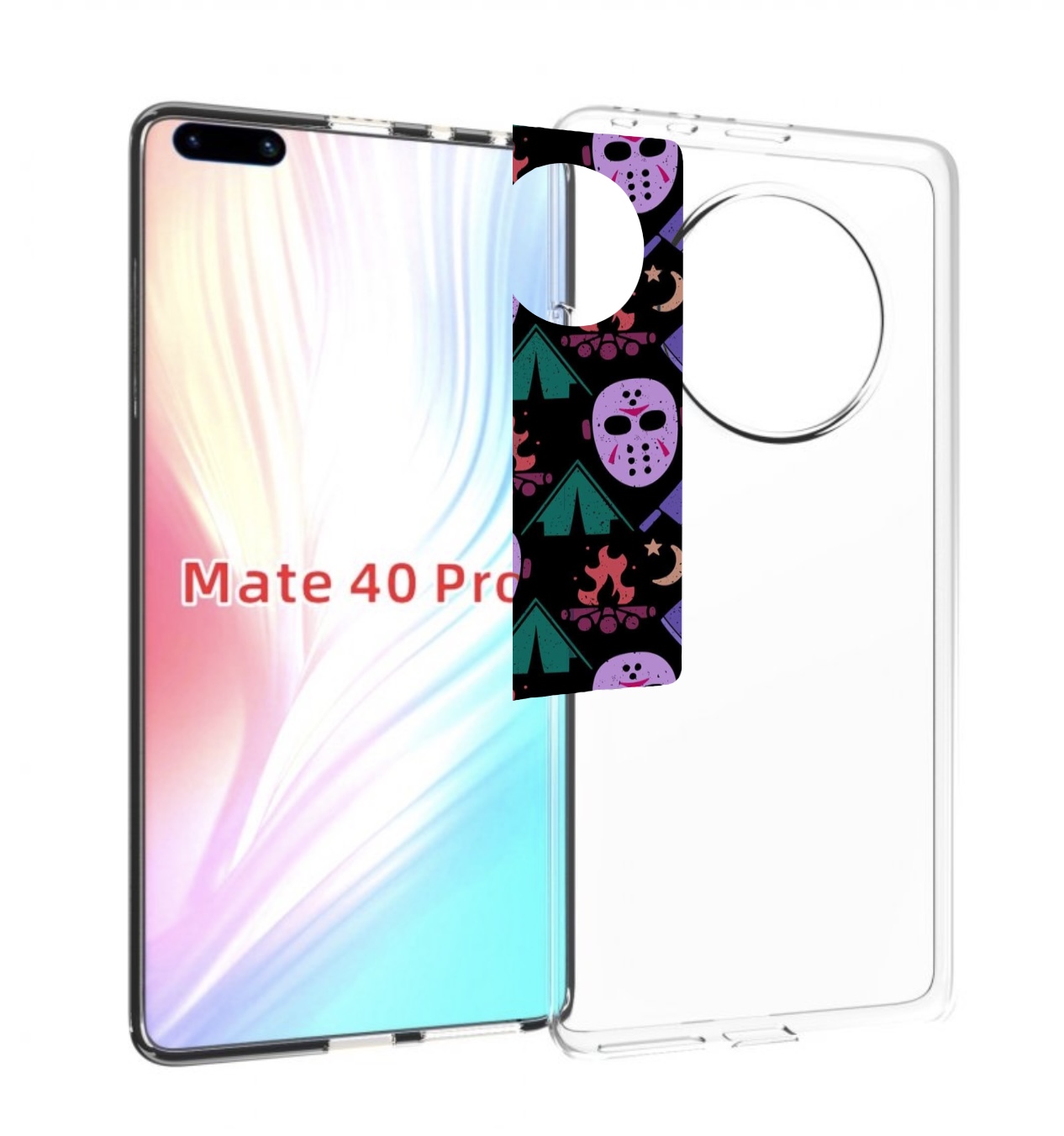 Чехол MyPads фиолетовые маски для Huawei Mate 40 Pro (NOH-NX9), Прозрачный, Tocco 
Чехол MyPads фиолетовые маски для Huawei Mate 40 Pro (NOH-NX9), Прозрачный, Tocco