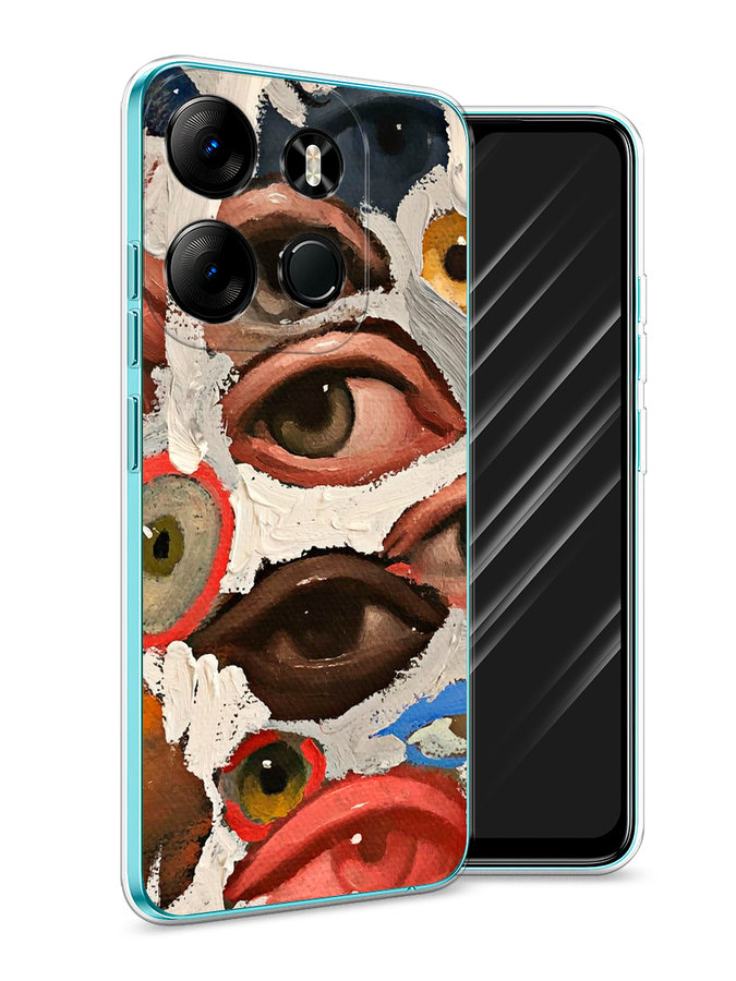 Чехол Awog на Tecno Spark Go 2023/Infinix Smart 7 "Глаза масляная живопись", Серый;бежевый;красный, 303150-1
Чехол Awog на Tecno Spark Go 2023/Infinix Smart 7 "Глаза масляная живопись", Серый;бежевый;красный, 303150-1