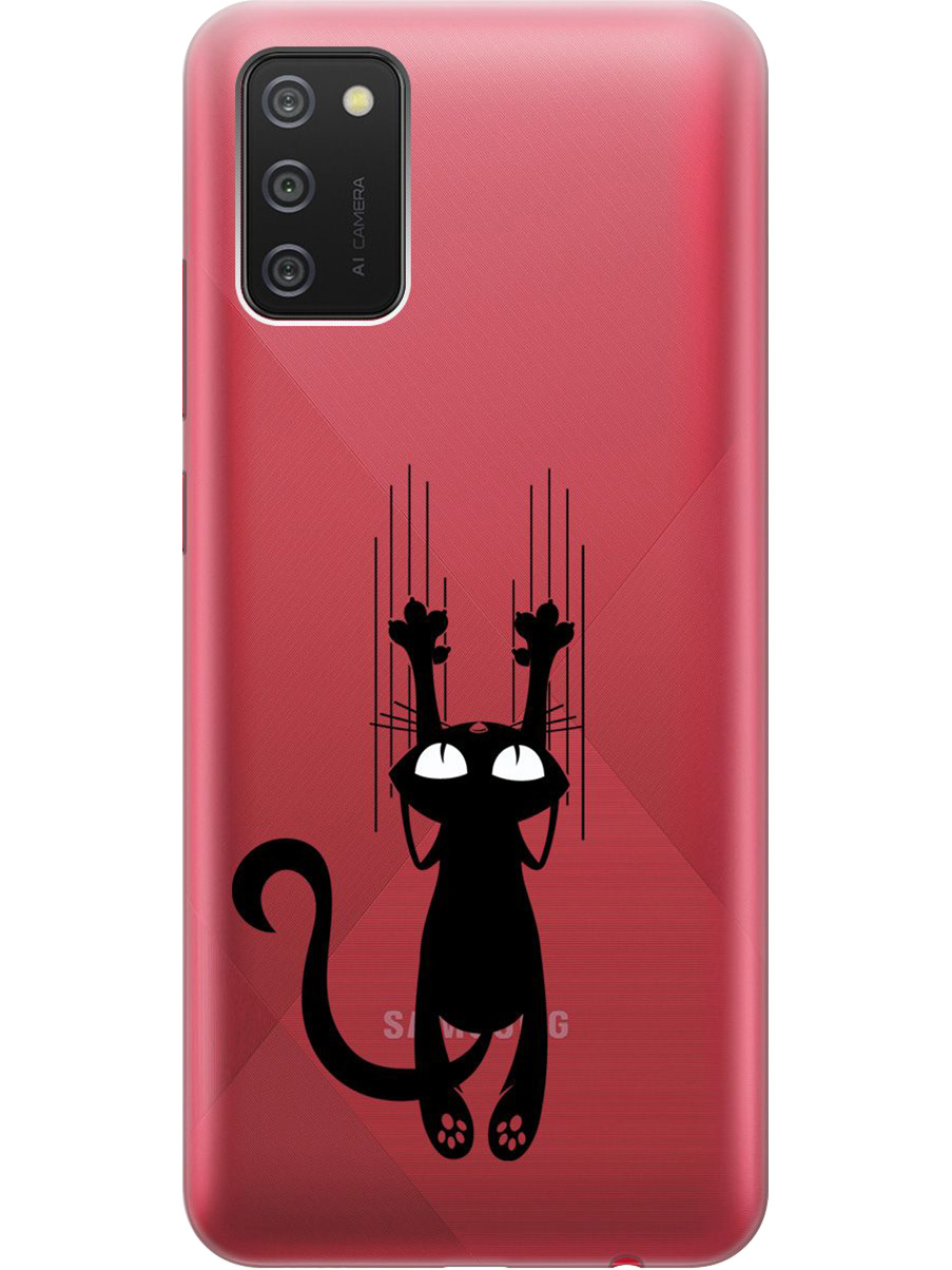 Силиконовый чехол на Samsung Galaxy A02s с принтом "Кошечка царапка" прозрачный, Прозрачный;черный, 723602971
Силиконовый чехол на Samsung Galaxy A02s с принтом "Кошечка царапка" прозрачный, Прозрачный;черный, 723602971