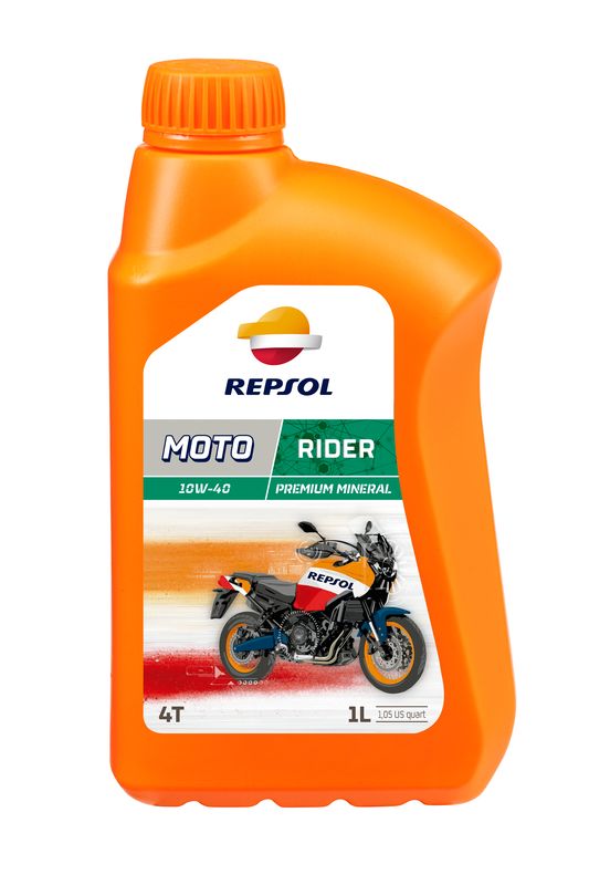 фото Моторное масло repsol moto rider 4t 10w-40 sl 4-х тактное минеральное 1l