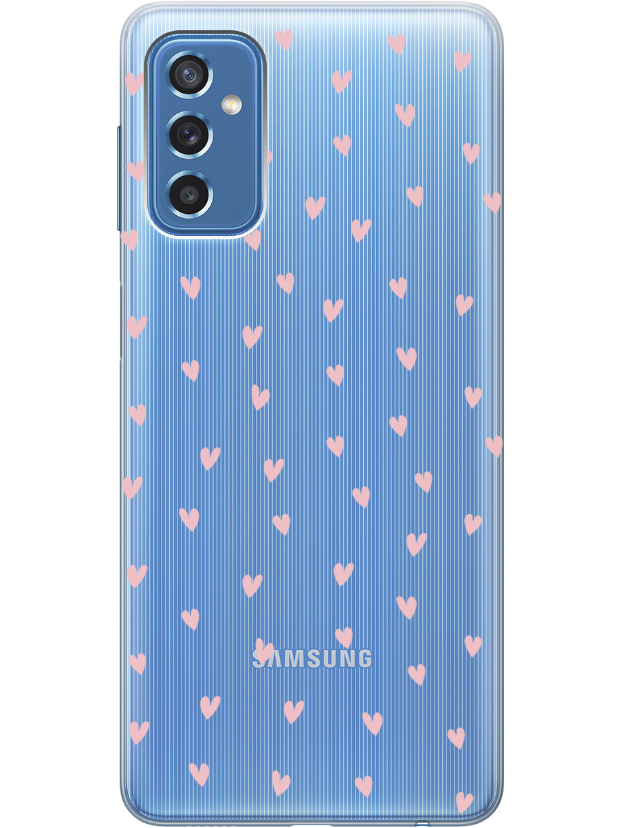 Силиконовый чехол на Samsung Galaxy M52 5G с принтом "Розовые сердечки" прозрачный, Прозрачный;розовый, 734082191
Силиконовый чехол на Samsung Galaxy M52 5G с принтом "Розовые сердечки" прозрачный, Прозрачный;розовый, 734082191