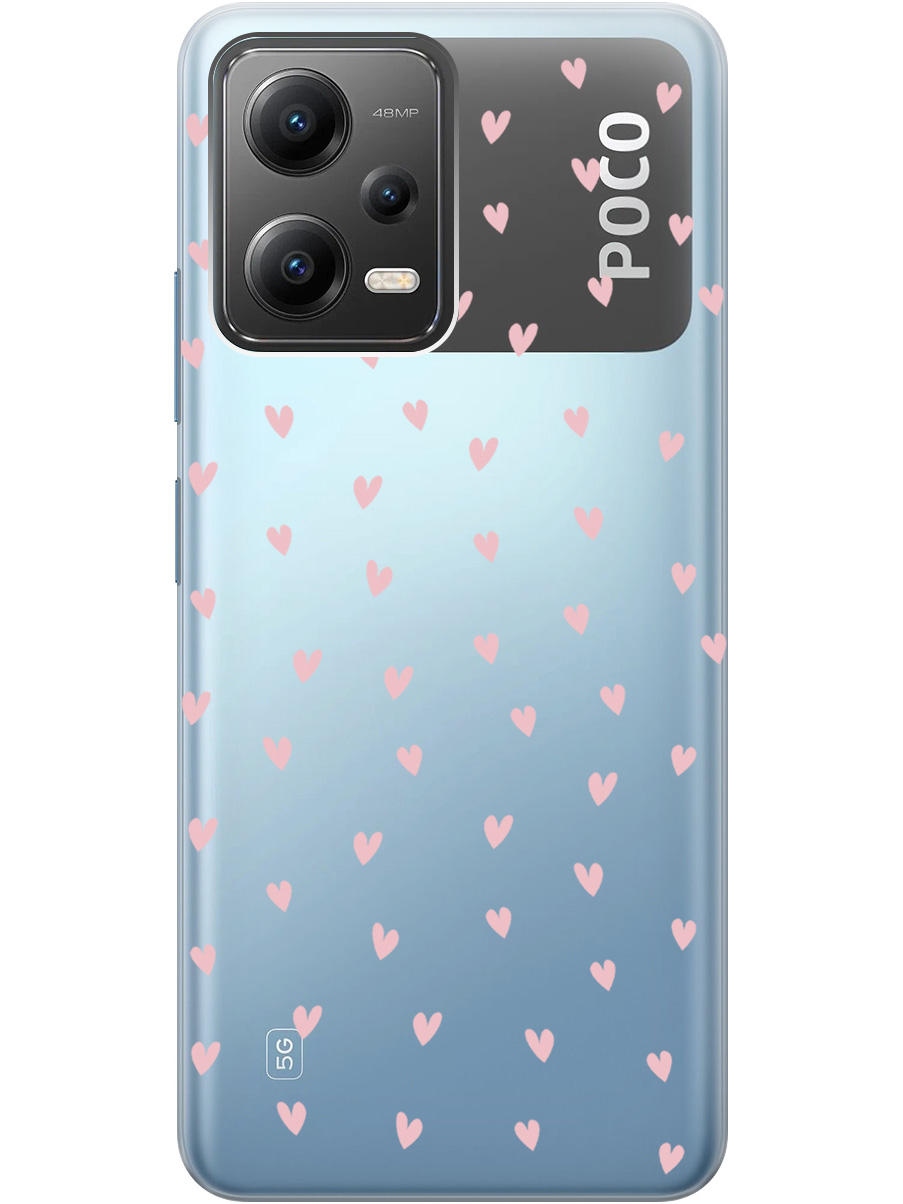 Силиконовый чехол на Xiaomi Poco X5 5G с принтом "Розовые сердечки" прозрачный, Прозрачный;розовый, 767959691
Силиконовый чехол на Xiaomi Poco X5 5G с принтом "Розовые сердечки" прозрачный, Прозрачный;розовый, 767959691