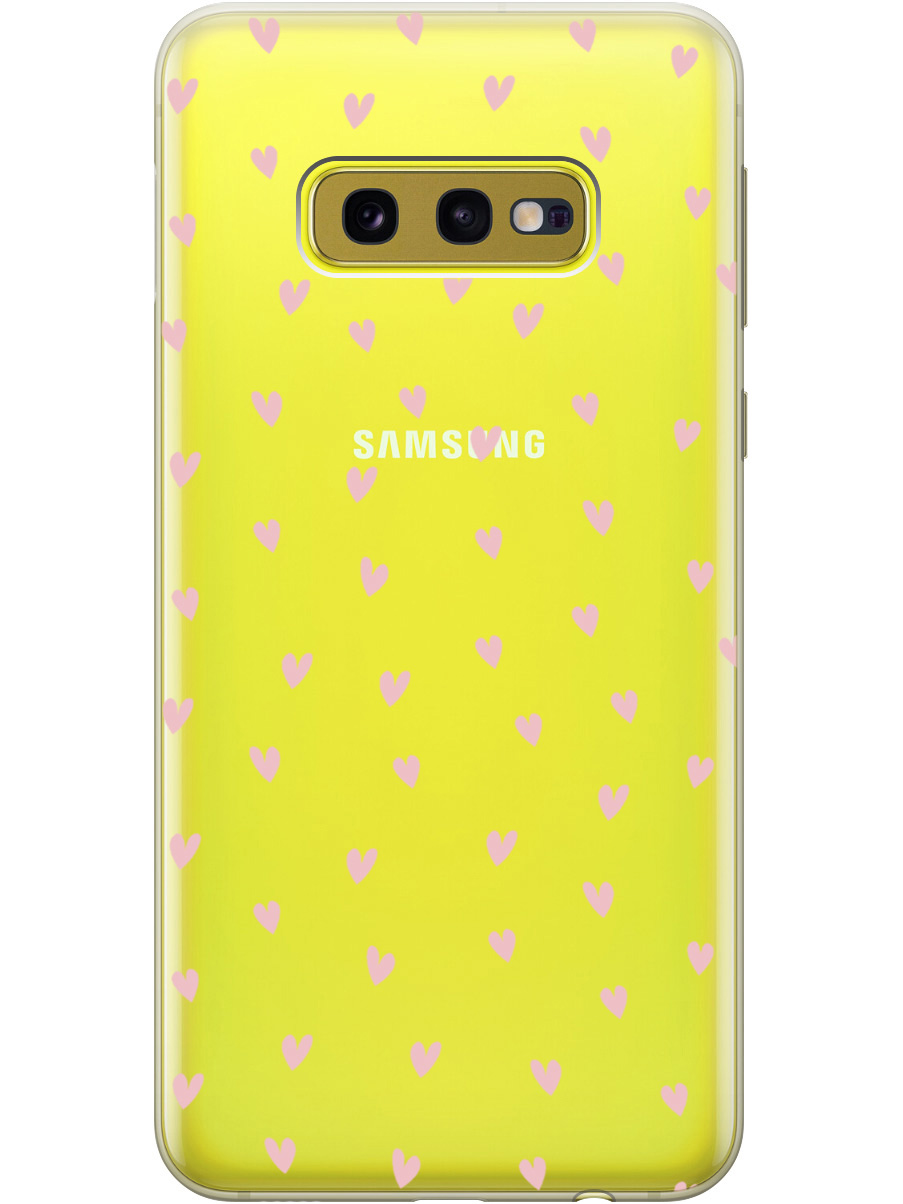 Силиконовый чехол на Samsung Galaxy S10e с принтом "Розовые сердечки" прозрачный, Прозрачный;розовый, 720461291
Силиконовый чехол на Samsung Galaxy S10e с принтом "Розовые сердечки" прозрачный, Прозрачный;розовый, 720461291
