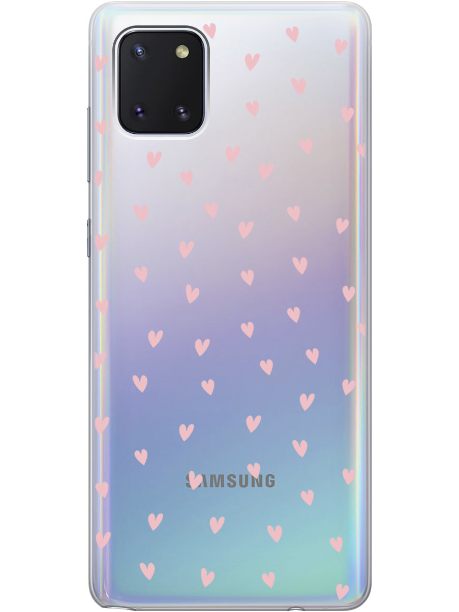 Силиконовый чехол на Samsung Galaxy Note 10 Lite с принтом "Розовые сердечки" прозрачный, Прозрачный;розовый, 722694891
Силиконовый чехол на Samsung Galaxy Note 10 Lite с принтом "Розовые сердечки" прозрачный, Прозрачный;розовый, 722694891
