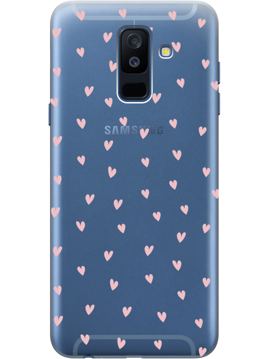 Силиконовый чехол на Samsung Galaxy A6+ (2018) с принтом "Розовые сердечки" прозрачный, Прозрачный;розовый, 717872191
Силиконовый чехол на Samsung Galaxy A6+ (2018) с принтом "Розовые сердечки" прозрачный, Прозрачный;розовый, 717872191