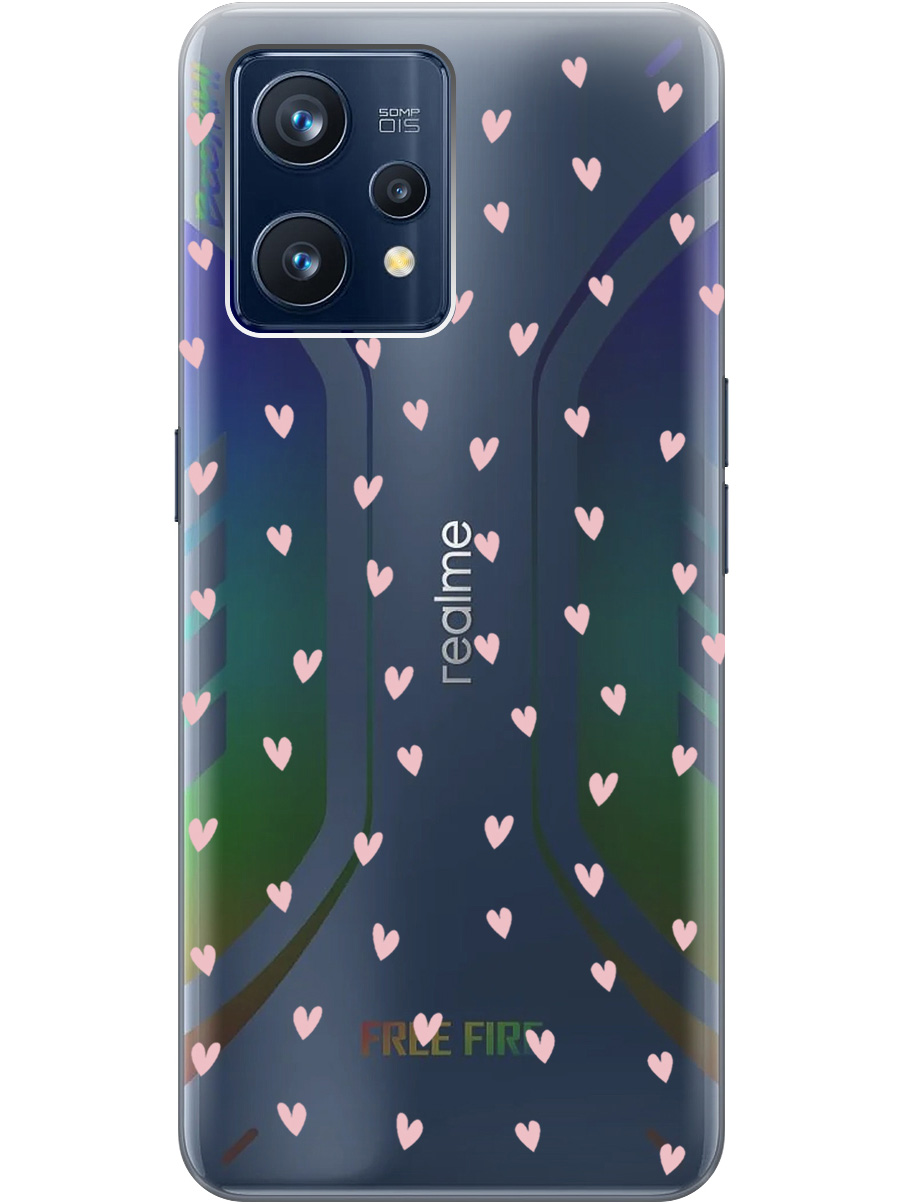 Силиконовый чехол на Realme 9 Pro+ с принтом "Розовые сердечки" прозрачный, Прозрачный;розовый, 740189691
Силиконовый чехол на Realme 9 Pro+ с принтом "Розовые сердечки" прозрачный, Прозрачный;розовый, 740189691