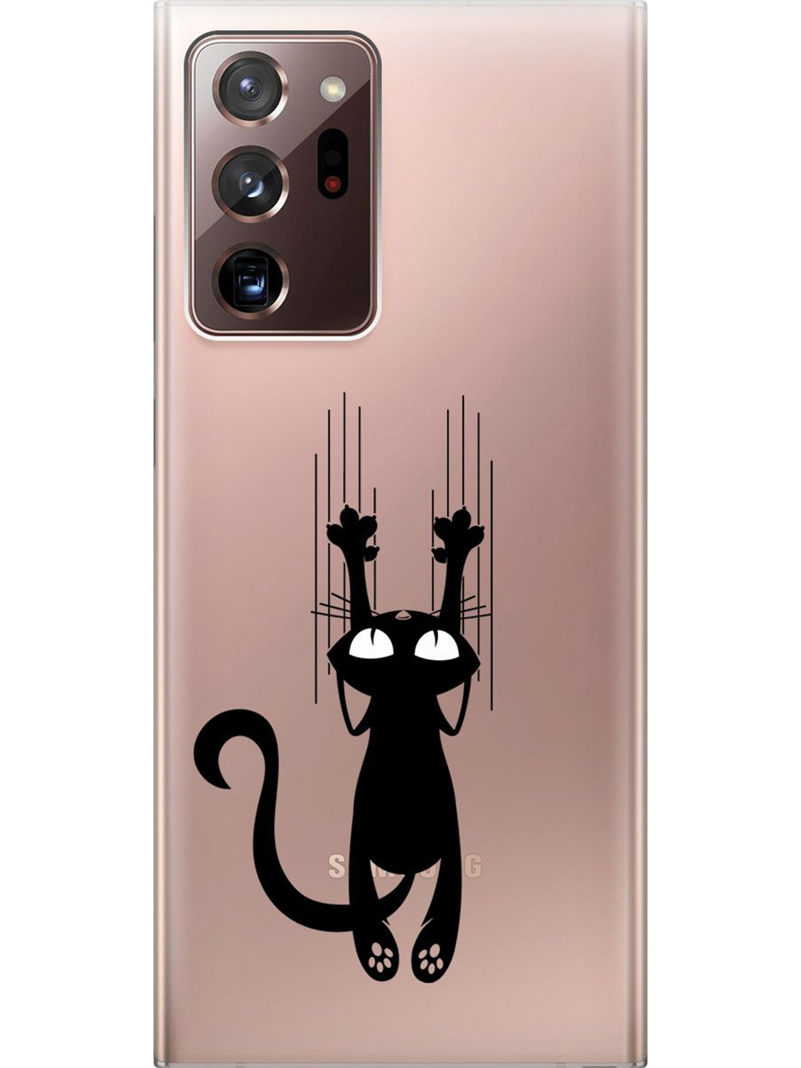 Силиконовый чехол на Samsung Galaxy Note 20 Ultra с принтом "Кошечка царапка" прозрачный, Прозрачный;черный, 723276471
Силиконовый чехол на Samsung Galaxy Note 20 Ultra с принтом "Кошечка царапка" прозрачный, Прозрачный;черный, 723276471