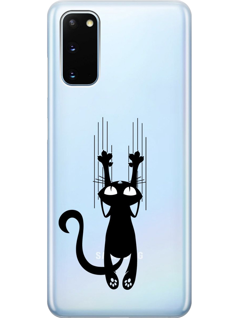 Силиконовый чехол на Samsung Galaxy S20 с принтом "Кошечка царапка" прозрачный, Прозрачный;черный, 722629571
Силиконовый чехол на Samsung Galaxy S20 с принтом "Кошечка царапка" прозрачный, Прозрачный;черный, 722629571